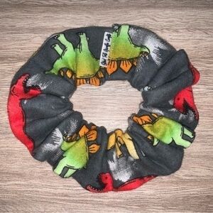 $7ea or 3/$15 Stegosaurus T-Rex dinosaur hair Scrunchie handmade new